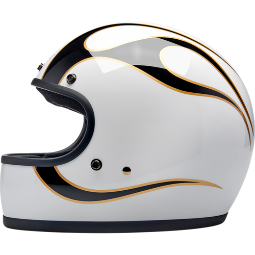 BILTWELL HELMET GRINGO W/B FLAM SM 1002-561-502