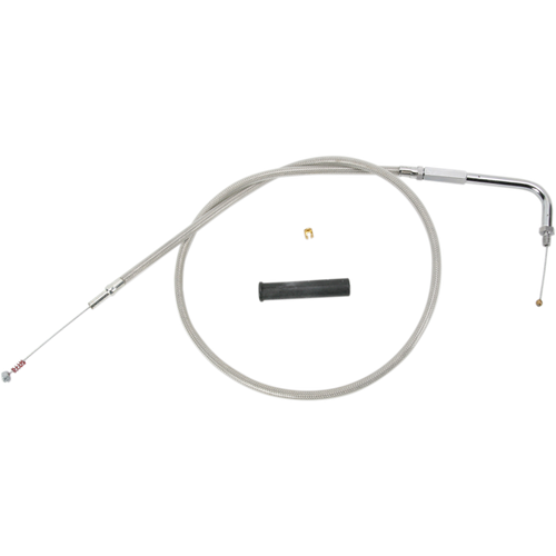 DRAG SPECIALTIES 81-89 S/STEEL IDLE CABLE 5340544B