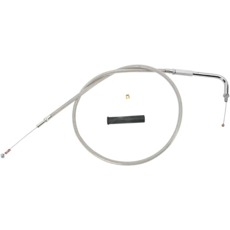 DRAG SPECIALTIES 81-89 S/STEEL IDLE CABLE 5340544B