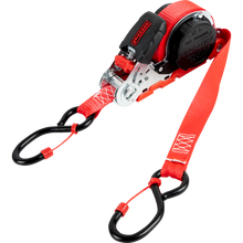 Load image into Gallery viewer, ERICKSON 1x16 1500lb Self Lock Retractable Ratchet Strap w lock hook 01435