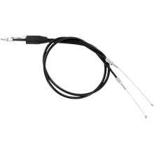 Load image into Gallery viewer, MOTION PRO THROTTLE CABLE PUSH-PULL BLACK VINYL SET 02-0486