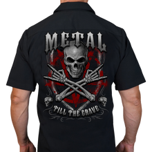 Load image into Gallery viewer, LETHAL THREAT SHRT MTLTILGRV WRK BK 2XL DG60179XXL