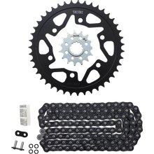 Load image into Gallery viewer, VORTEX CHAIN KIT FZ-10 BLACK CK6455