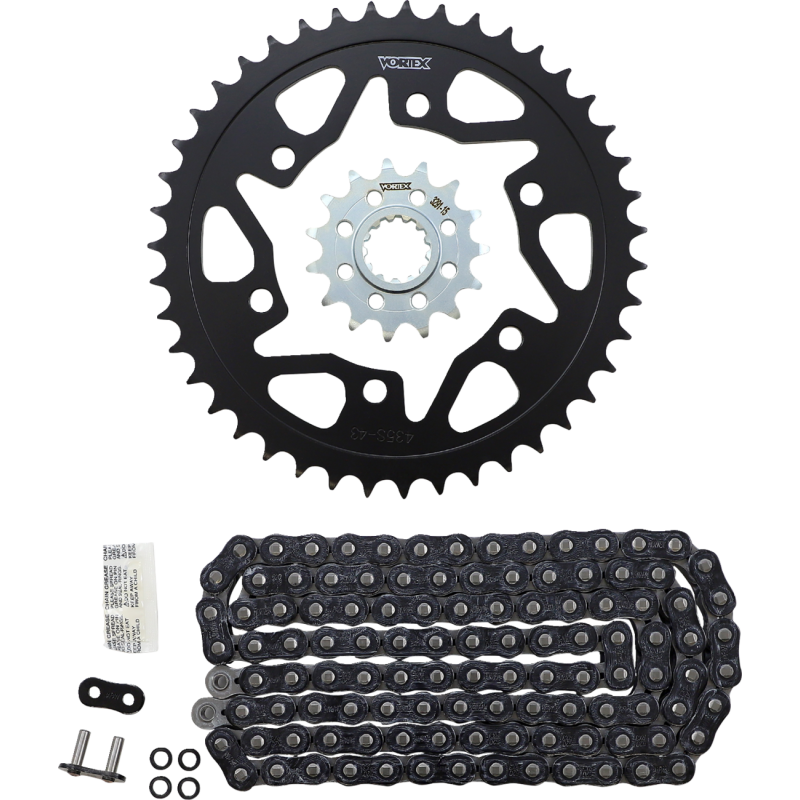 VORTEX CHAIN KIT FZ-10 BLACK CK6455