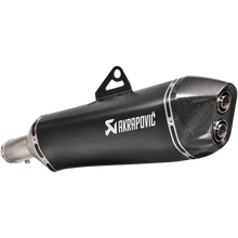 Load image into Gallery viewer, AKRAPOVIC F700GS/F800GS EC SO BLACK TI/CF TIP S-B8SO6-HZAABL