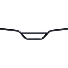 Load image into Gallery viewer, Biltwell | Moto Bar Motorcycle Handlebar | Black Electroplate Finish | 1" OD | TBW with Insert Compatible with Cable Operated Throttles and Harley's Throttle-By-Wire Control Module