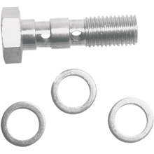 Load image into Gallery viewer, RUSSELL 3/8-24 DOUBLE BANJO BOLT CHROME RUSSELL R40517