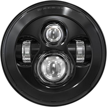 Load image into Gallery viewer, SPEED DEMON 45W - 7" Motorcycle Headlight - Black - DOT 10-20213