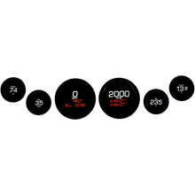 Load image into Gallery viewer, DAKOTA DIGITAL 04-13 FLHT SIX GAUGE  BLK BEZEL MLX-8604-K