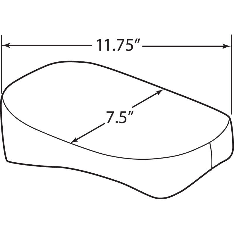 DRAG SPECIALTIES SEATS SEAT REAR BLK SMTH SCOUT 0810-1993