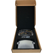 Load image into Gallery viewer, KODLIN CURVED ELYPSE 3-1 TOURING LICENSE PLATE KIT CHROME KUS20301