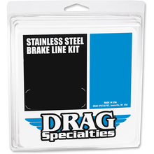 Load image into Gallery viewer, DRAG SPECIALTIES 10" BRAIDED UNIV BRAKE LINE 810