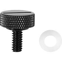 Load image into Gallery viewer, DRAG SPECIALTIES SEAT KNOB BLK SLOT 1/4-20 370298