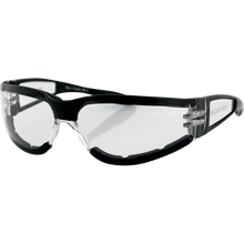 Load image into Gallery viewer, BOBSTER SHIELD II SUNGLASS BLACK FRAME CLEAR LEN ESH203