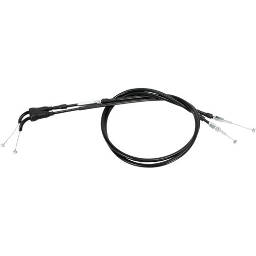 MOTION PRO THROTTLE CABLE PUSH-PULL BLACK VINYL SET 04-0278