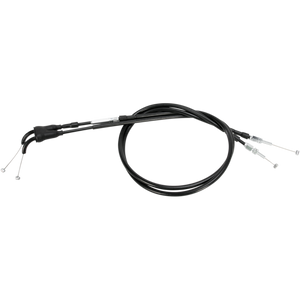 MOTION PRO THROTTLE CABLE PUSH-PULL BLACK VINYL SET 04-0278