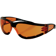 Load image into Gallery viewer, BOBSTER SHEILD 2 SUNGLASS BLACK FRAME AMBER LENS ESH202
