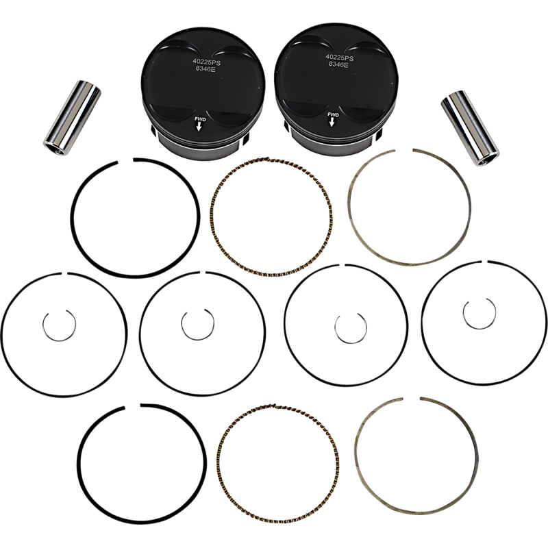 WISECO PISTON PISTON KT M8 CVO 121CI K2801