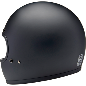 BILTWELL HELMET GRINGO FL BLACK XS 1002-201-501