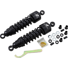 Load image into Gallery viewer, PROGRESSIVE SUSPENSION 12.0" 06-17 FLH/FLT 412 STD BLACK SHOCKS 412-4079B