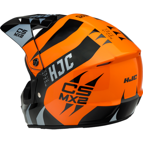 HJC CS-MX2 CROX SF BK/OR MD 0000399883