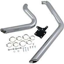 Load image into Gallery viewer, VANCE &amp; HINES 91-05 DYNA SHORTSHOTS STAG 2:2 FS CHROME 17213