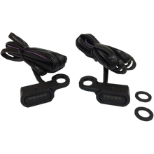 Load image into Gallery viewer, DRAG SPECIALTIES 09-16 FLHT LED H/B MRKR LIGHTS BLK SMK PR L22-0229MBE