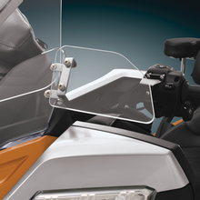 Load image into Gallery viewer, SHOW CHROME ABOVE MIRROR WIND DEFLECTOR RT SET 41-177