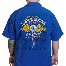 Load image into Gallery viewer, LETHAL THREAT SHIRT EYEBALLOS BLUE 3X DG60143XXXL