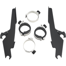 Load image into Gallery viewer, MEMPHIS SHADES METRIC XV650/1100 CLASSIC B/W MOUNT KIT BLK MEM8992