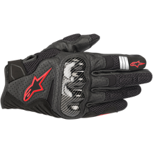 Load image into Gallery viewer, ALPINESTARS (ROAD) GLOVE SMX1 AIR V2 BK/R S 3570518-1030-S