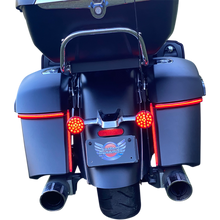 Load image into Gallery viewer, CUSTOM DYNAMICS LIGHT BAGZ REDLENS INDIAN INDBAG-SWN-R