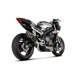 AKRAPOVIC 17-19 STREET TRIPLE 765 SO CF/CF TIP S-T7SO2-APC
