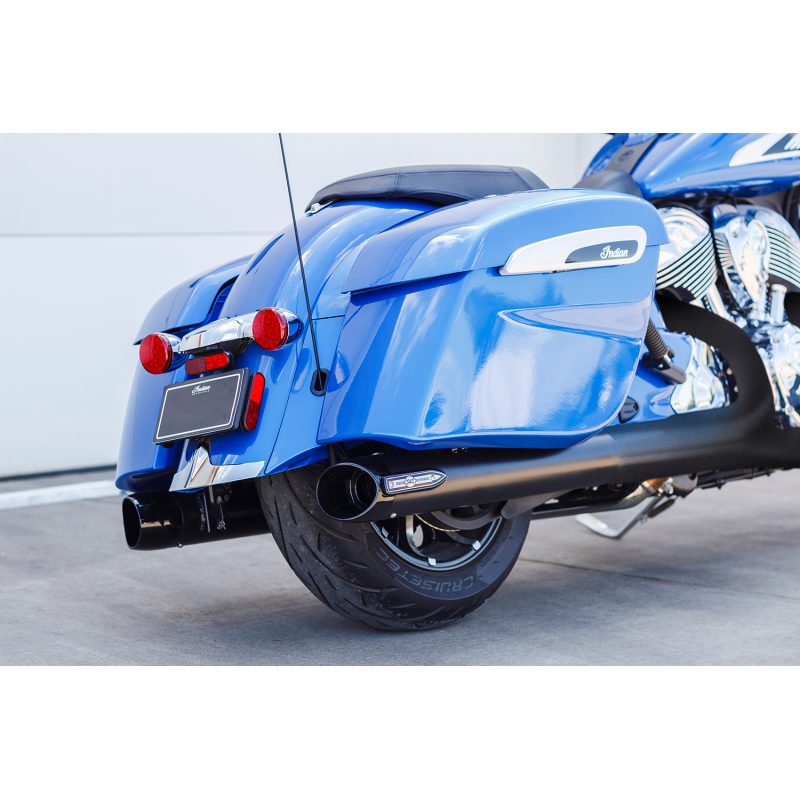 S&S CYCLE MUFFLER SLSH IND. 14+.BLK 550-1075