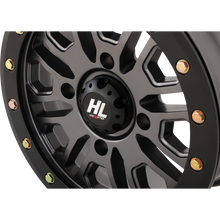 Load image into Gallery viewer, HIGHLIFTER HL23 ALLOY 15X7 4/156 5+2 (+38mm) BEADLOCK GUN METAL GREY W1 15HL23-1556