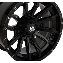 Load image into Gallery viewer, HIGHLIFTER HL21 ALLOY 14X7 4/137 4+3 (+10mm)  GLOSS BLACK W1 14HL21-1237