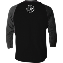 Load image into Gallery viewer, LETHAL THREAT TEE 3/4 TATEAGLE GY/BK SM LT20583S