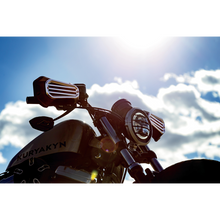 Load image into Gallery viewer, KURYAKYN DILLINGER HEADLIGHT TRIM RING, 5-3/4", SILVER PN 6687 485615