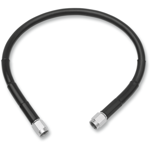 DRAG SPECIALTIES BLACK S/S BRAKE LINE 15