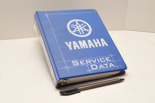 Genuine YAMAHA SERVICE DATA BOOKLET 1995-2006 MOTORCYCLE SCOOTER LIT-SDATA-MC-00 - Very Good