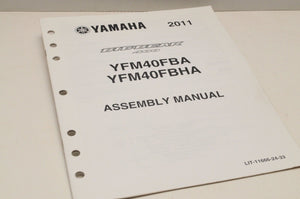 Genuine Yamaha ASSEMBLY SETUP MANUAL YFM40FBA BIGBEAR 400 2011 LIT-11666-24-33 - Very Good