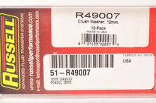 Load image into Gallery viewer, Russell Crush Washer set of Ten 10-pack - 12mm   | R49007