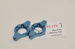 GENUINE DUCATI 966018AAA PAIR, SHOCK ADJUSTER NUT ERGAL BLUE SUPERSPORT 1000DS - Like New