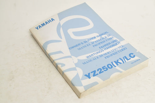 Yamaha Owner's Service Manual - YZ250 K 1998 English French German 5DJ-28199-30