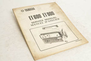 Yamaha Service Shop Manual D'atelier - ET600 ET900  |  7G6-28197-30