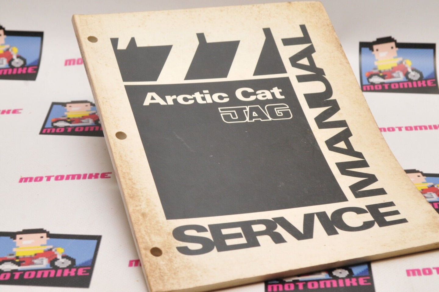 Genuine ARCTIC CAT Factory Service Shop Manual JAG 1977 0153-121 - Very Good