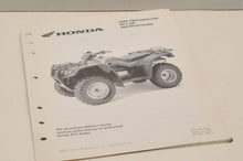 Load image into Gallery viewer, 2004 TRX350 FE FM Genuine OEM Honda Factory SETUP INSTRUCTIONS PDI MANUAL S4212 - Very Good