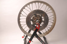 Load image into Gallery viewer, Front Wheel Aluminum Rim 1.85 x 19 Takasago 36 Spoke Suzuki with Rotor DOT 4 78 - Very Good