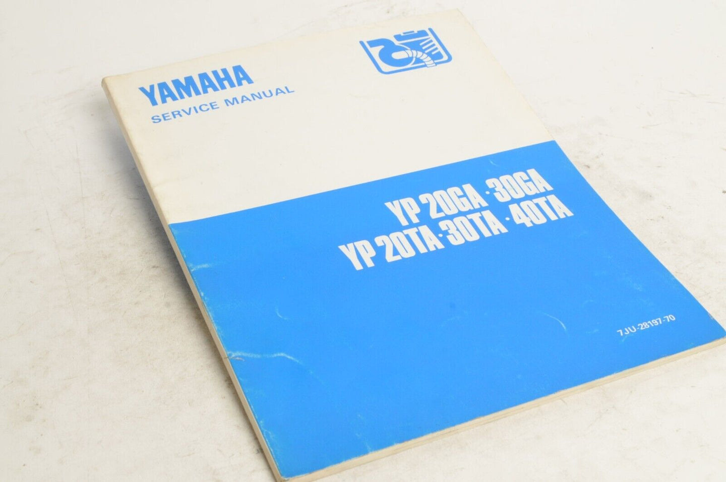 Yamaha Service Shop Manual D'atelier - YP 20GA 30GA TA En/Fr  |  7JU-28197-70