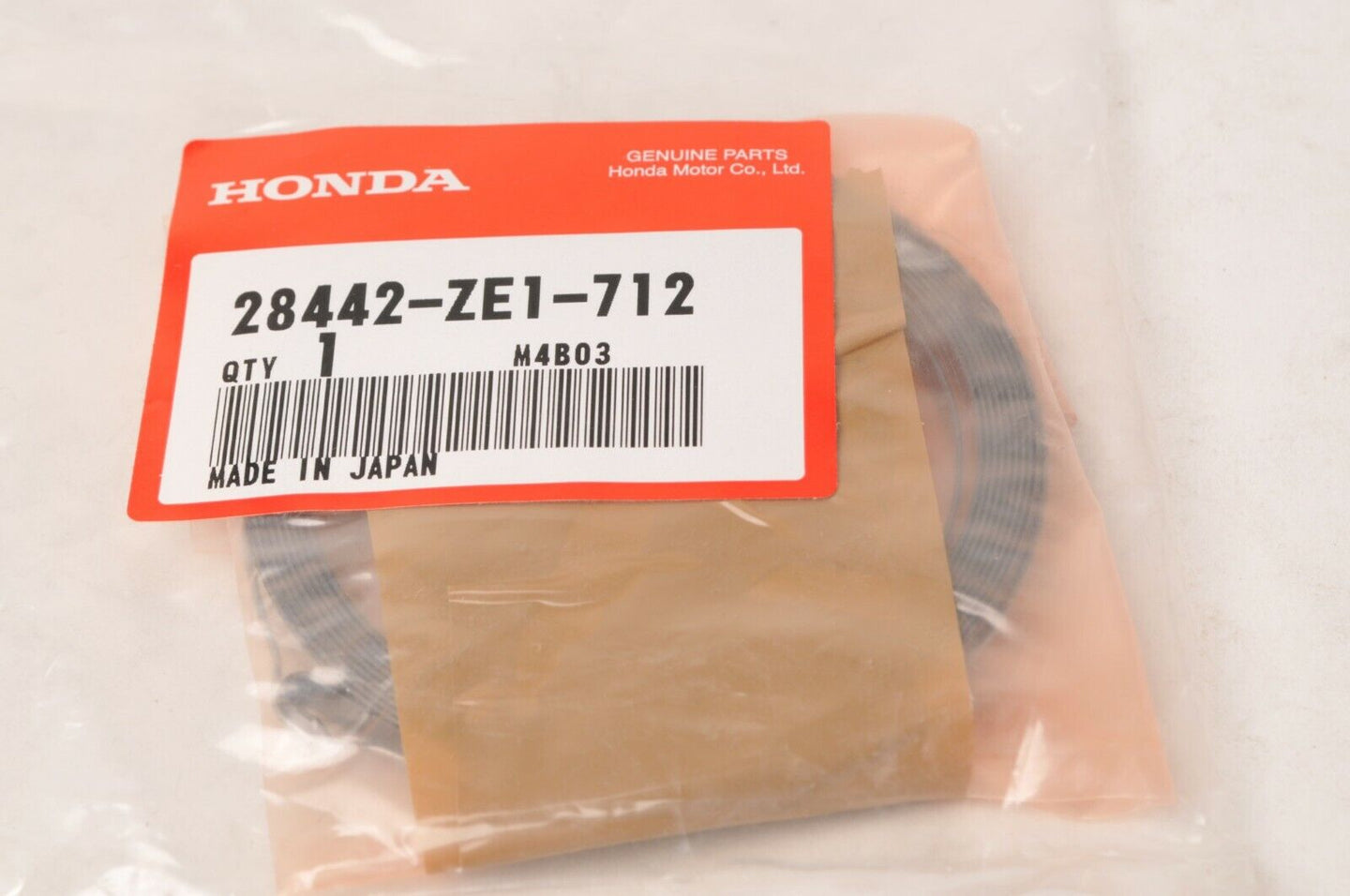 Genuine Honda 28442-ZE1-712 Spring,Recoil Starter - HS724 HS624 HS622 SNOWBLOWER